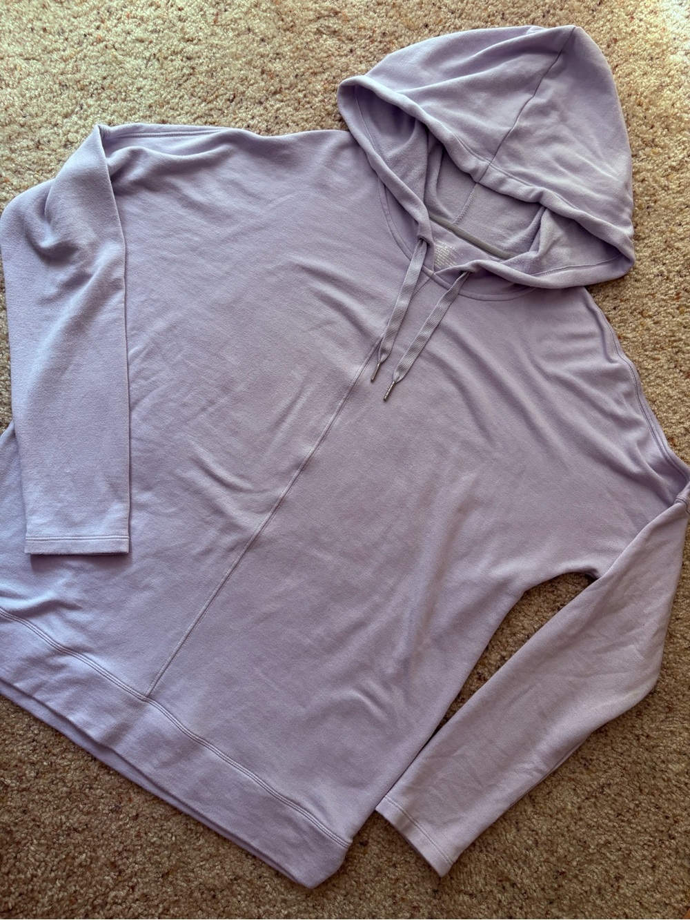 Christopher & Banks Light Lavender Hooded Pullover Women’s Size Medium